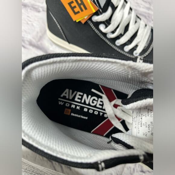 Avenger Composite Toe Wedge Sole Metal Free Hi-Top Work Shoe A100 men’s size 8.5 - Picture 7 of 8